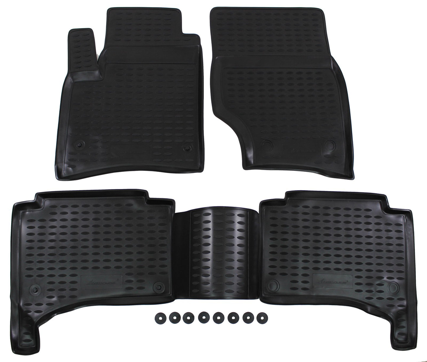 Covorase din cauciuc tip tavita Premium, Volkswagen Touareg, SUV, 2002-2010