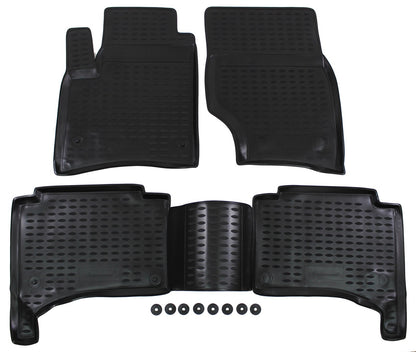 Covorase din cauciuc tip tavita Premium, Volkswagen Touareg, SUV, 2002-2010