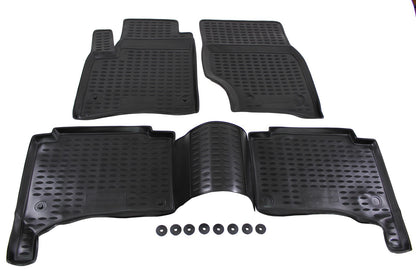 Covorase din cauciuc tip tavita Premium, Volkswagen Touareg, SUV, 2002-2010