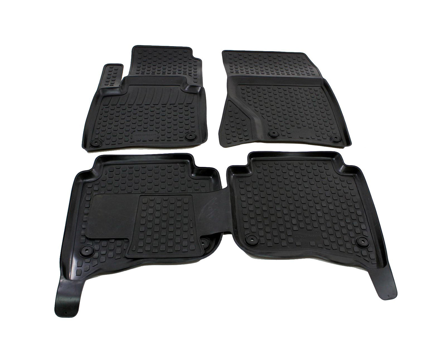 Covorase din cauciuc tip tavita Premium, Volkswagen Touareg, SUV, 2010-2018