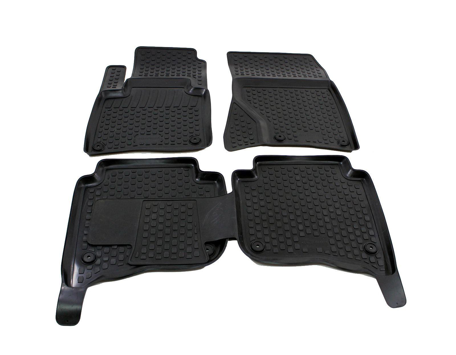 Covorase din cauciuc tip tavita Premium, Volkswagen Touareg, SUV, 2010-2018