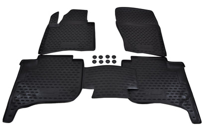 Covorase din cauciuc tip tavita Premium, Volkswagen Touareg, SUV, 2010-2018