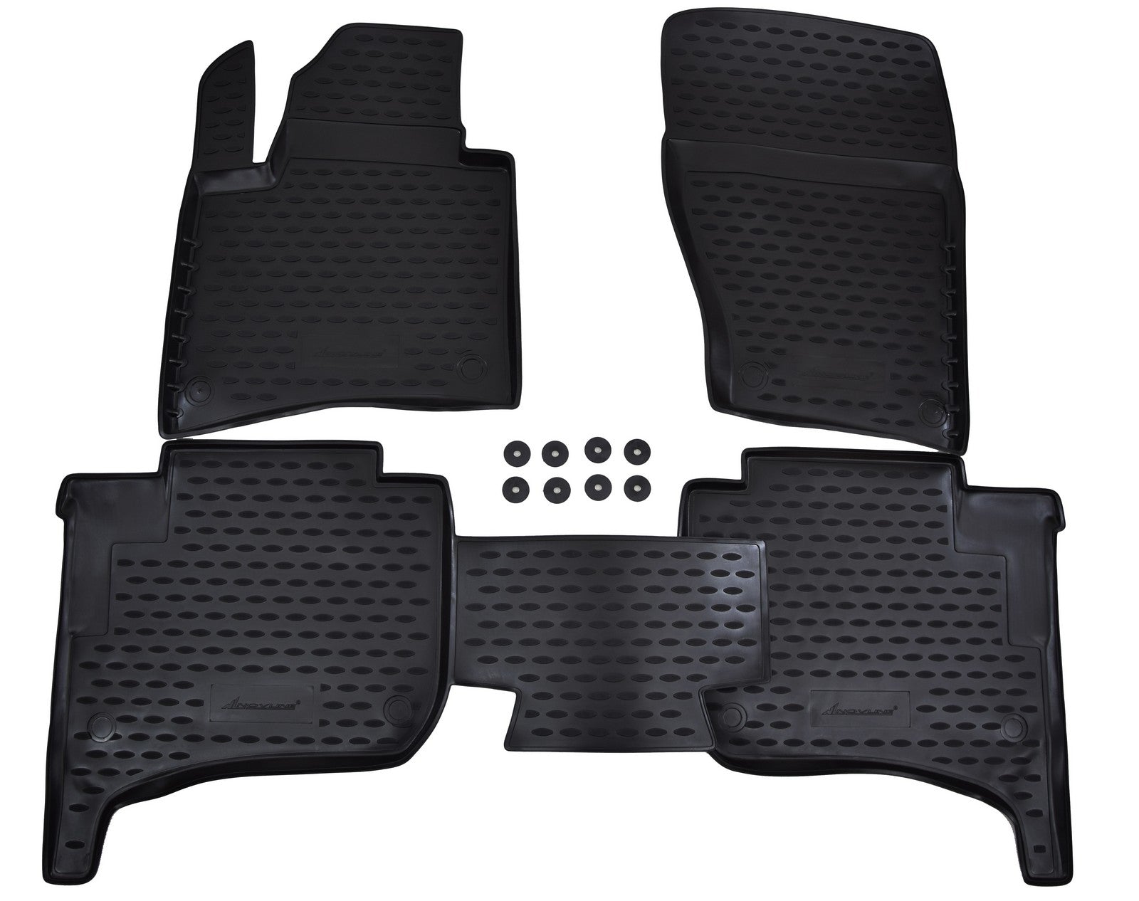 Covorase din cauciuc tip tavita Premium, Volkswagen Touareg, SUV, 2010-2018