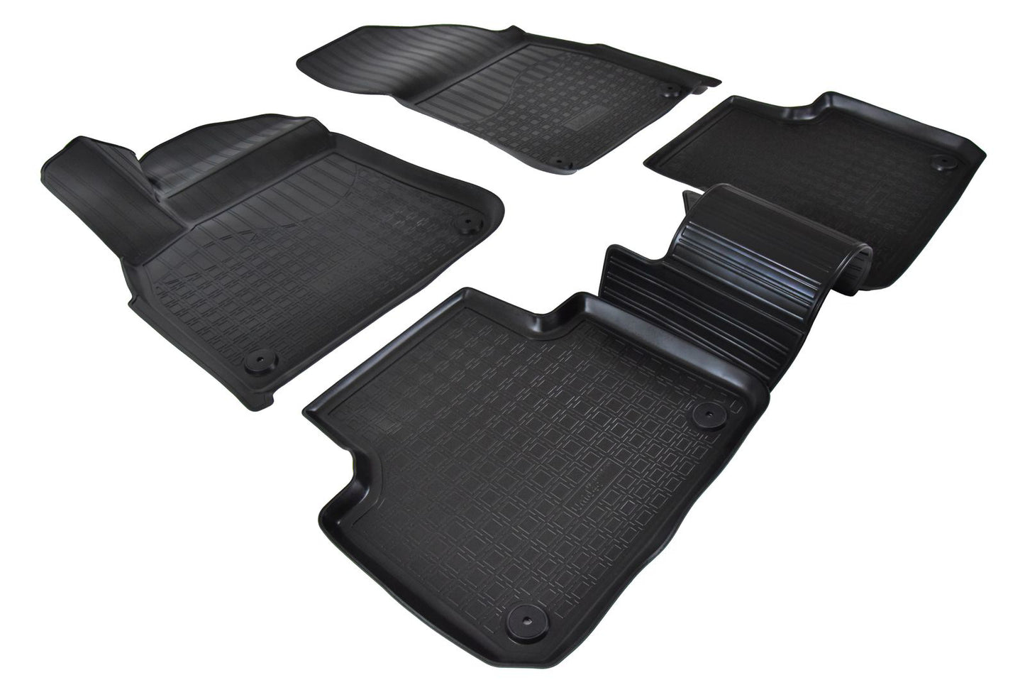 Covorase din cauciuc tip tavita Premium, Volkswagen Touareg, 2018-
