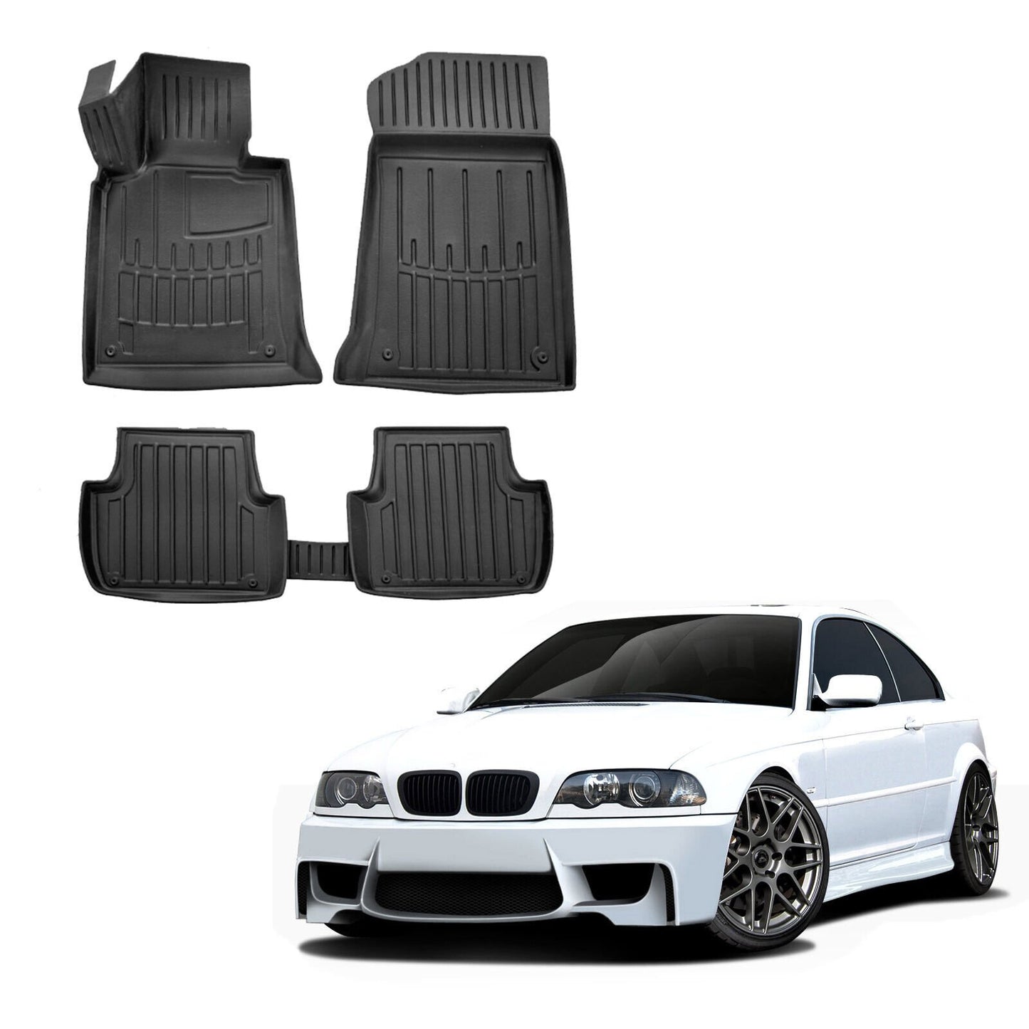 Covorase auto tip tavita Scoutt, BMW Seria 3 (E46), 1997-2006