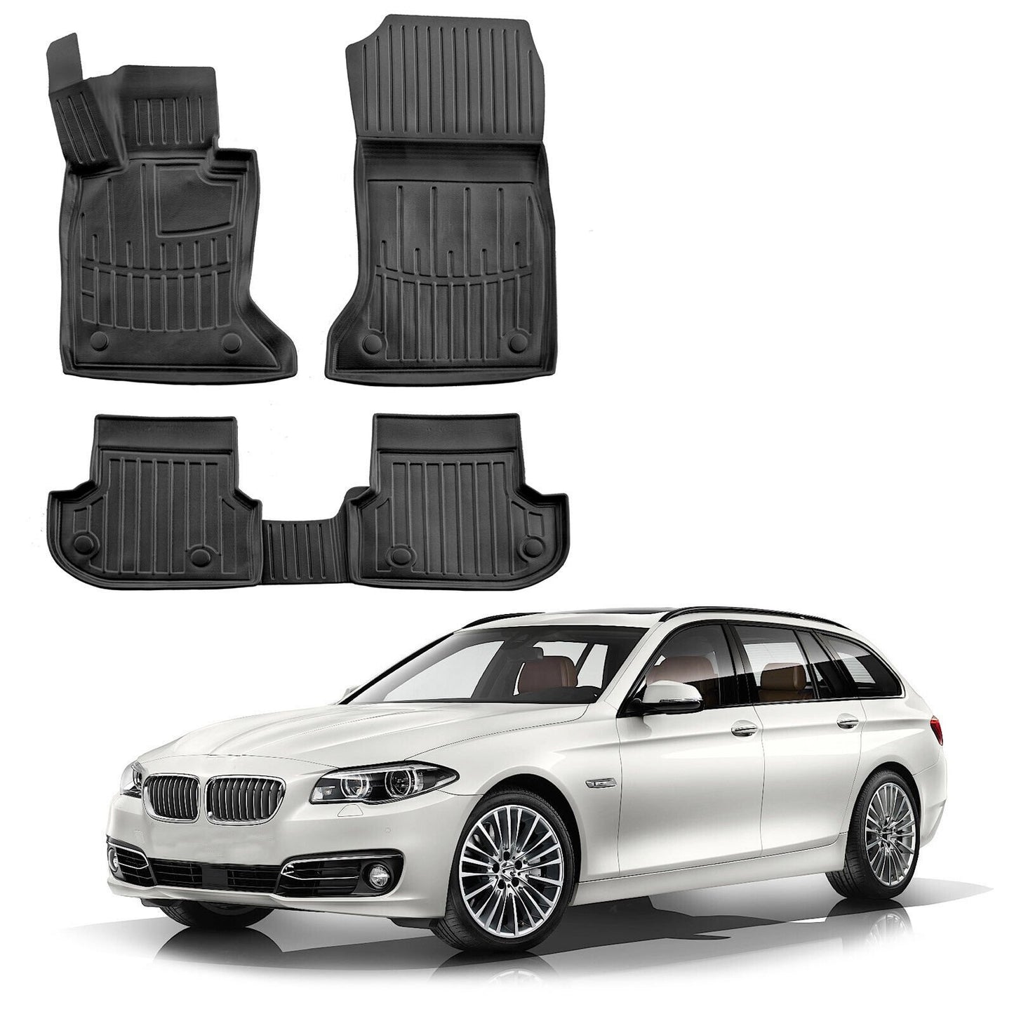Covorase auto tip tavita Scoutt, BMW Seria 5 (F10/F11), sedan/break, 2009-2017