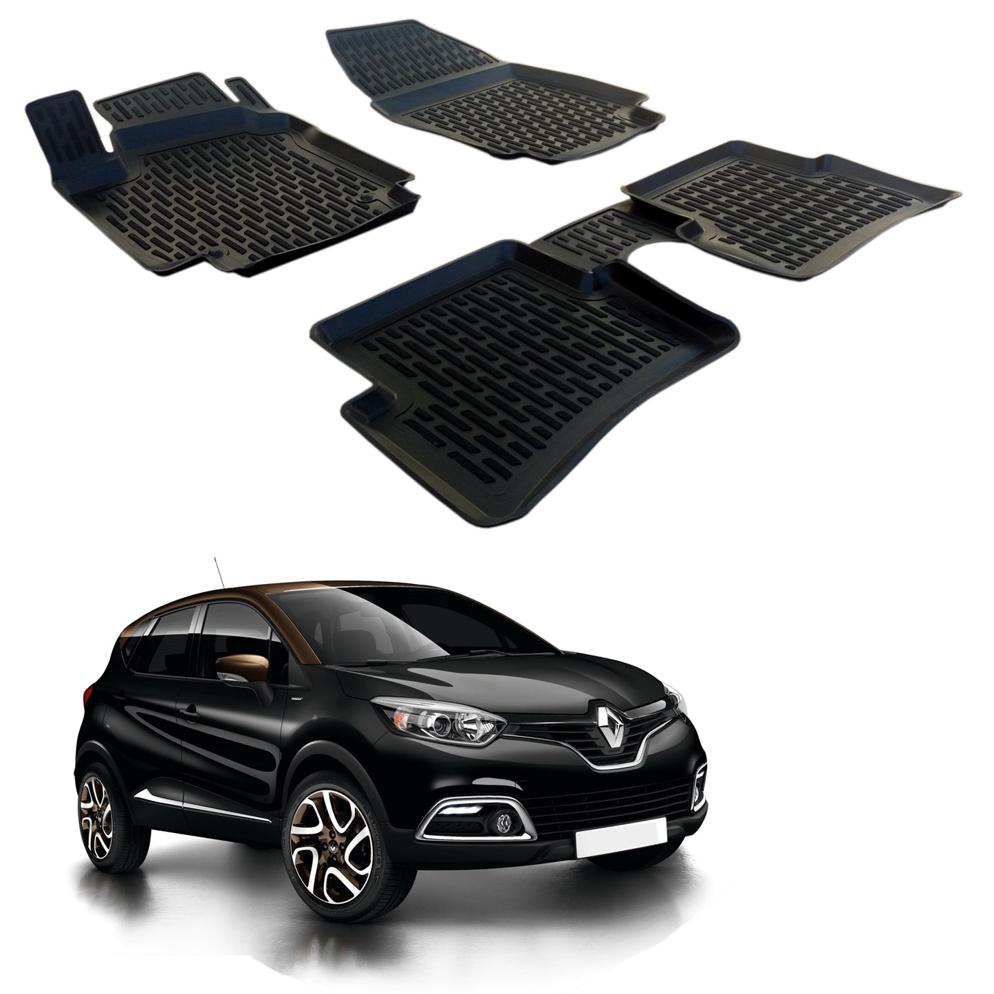 Covorase auto tip tavita Scoutt, Renault Captur, 2013-