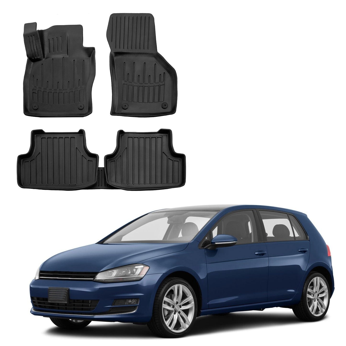 Covorase din cauciuc tip tavita SCOUTT, Volkswagen Golf, 2012-2020