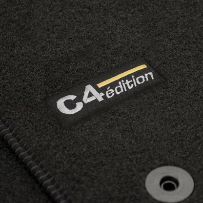 Covorase din velur cu logo, Citroen C4, 2004-2010