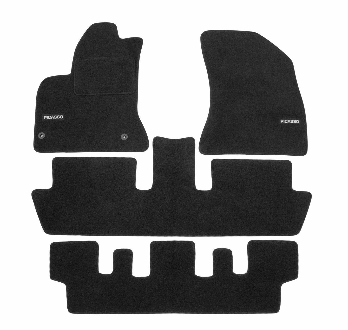 Covorase din velur cu logo, Citroen C4 Picasso, 2006-2013