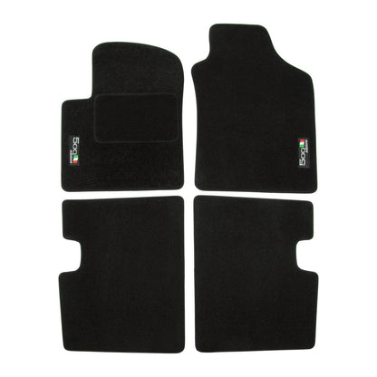 Covorase din velur cu logo, Fiat 500, 2007-2015