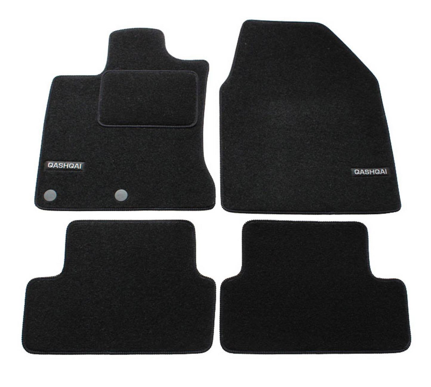 Covorase din velur cu logo, Nissan Qashqai (J10), SUV, 2006-2013