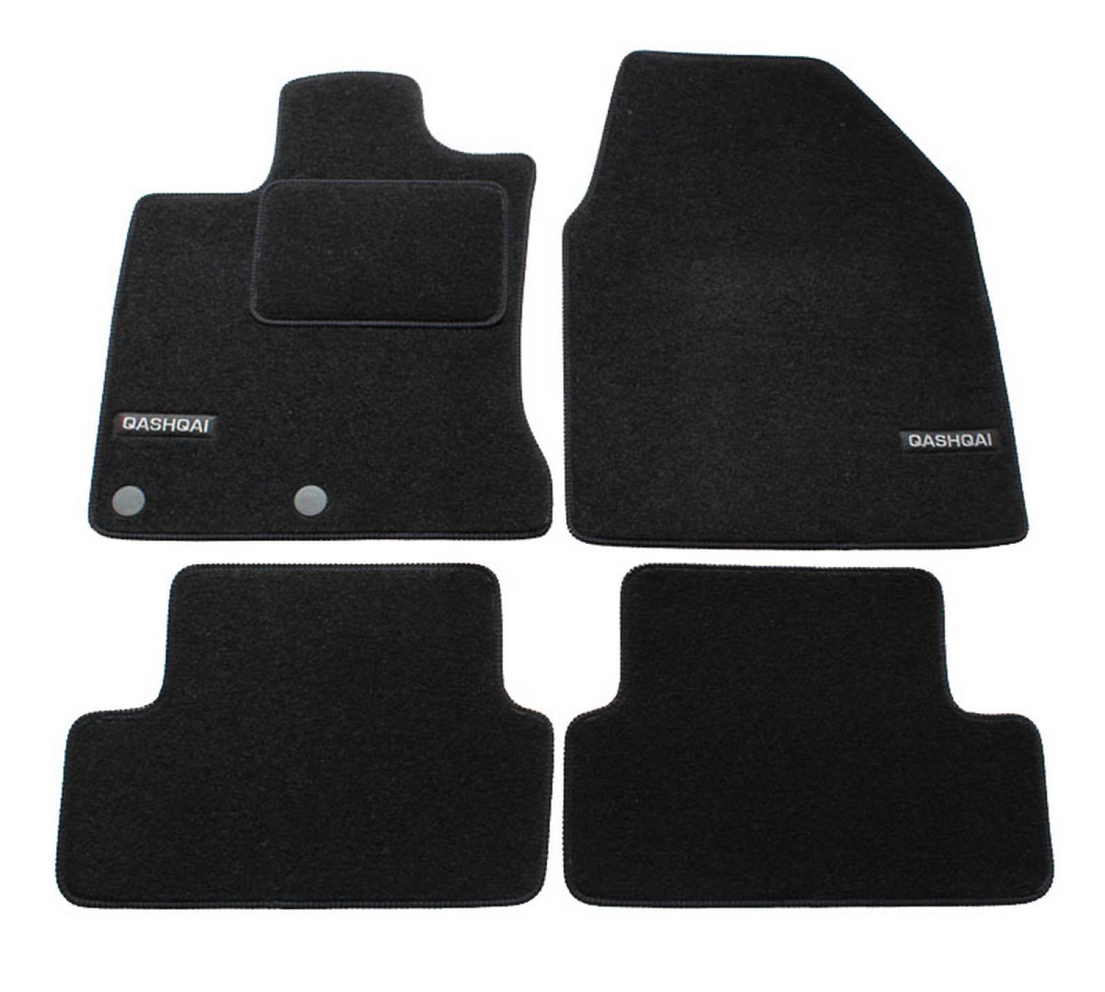 Covorase din velur cu logo, Nissan Qashqai (J10), SUV, 2006-2013