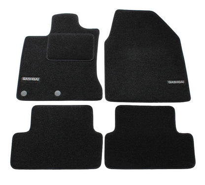 Covorase din velur cu logo, Nissan Qashqai (J10), SUV, 2006-2013