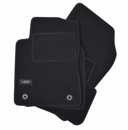 Covorase din velur cu logo, Seat Leon, 2012-2020