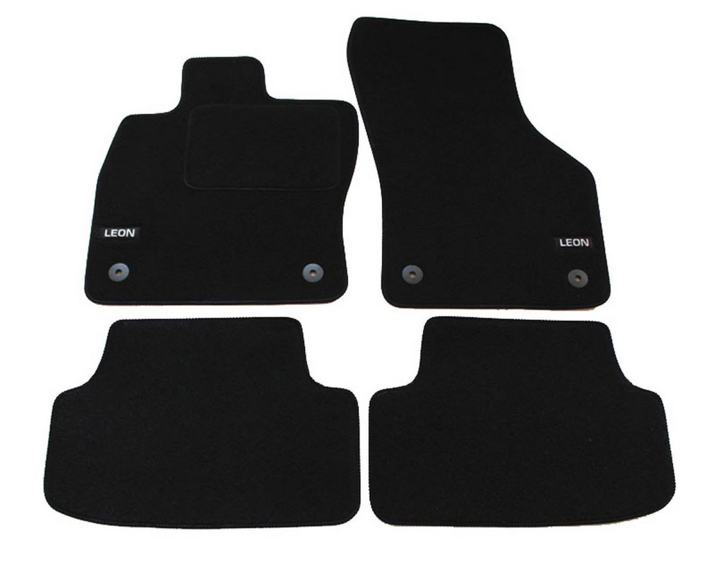 Covorase din velur cu logo, Seat Leon, 2012-2020