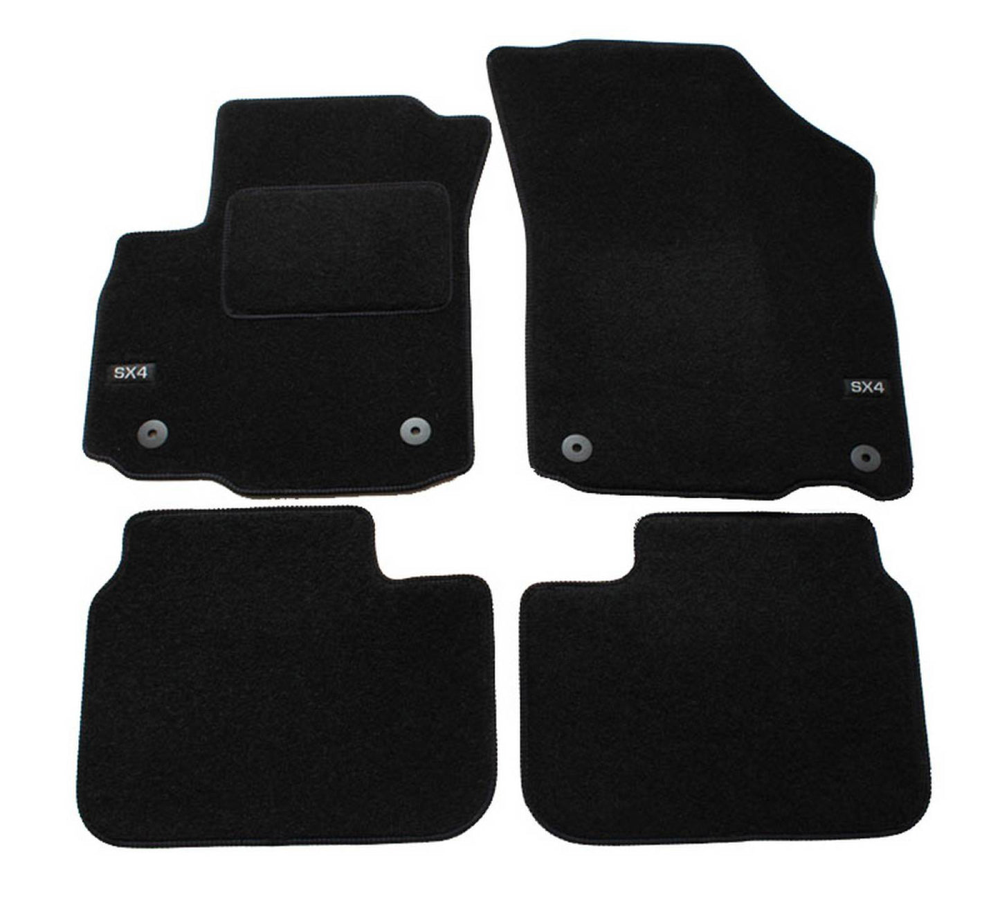 Covorase din velur cu logo, Suzuki SX4, 2006-2012
