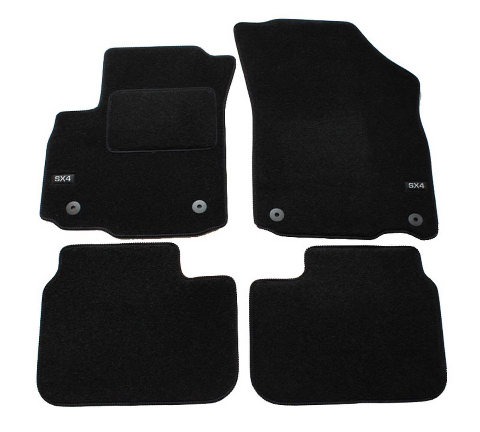 Covorase din velur cu logo, Suzuki SX4, 2006-2012