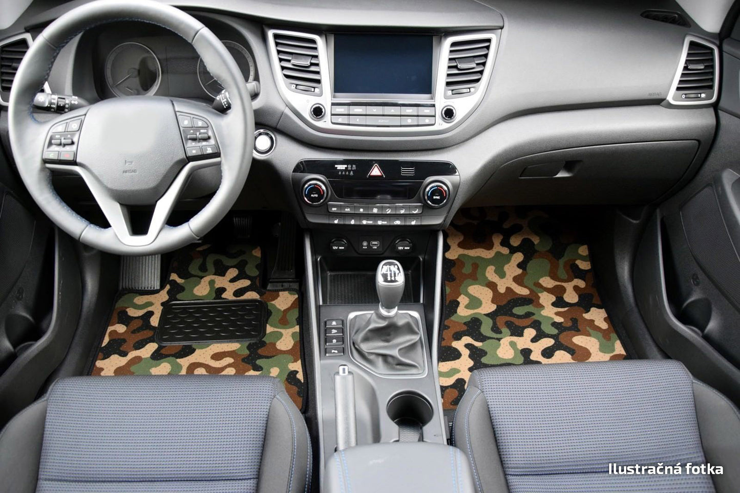 Covorase din velur stil Army, Audi A6, 2004-2007