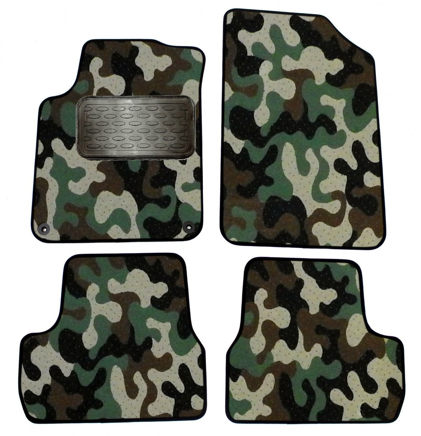 Covorase din velur stil Army, Citroen C3, 2009-2016