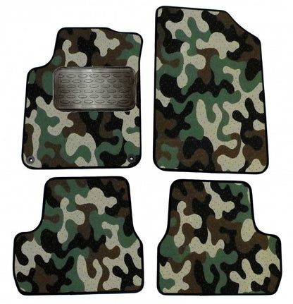 Covorase din velur stil Army, Citroen C3, 2009-2016