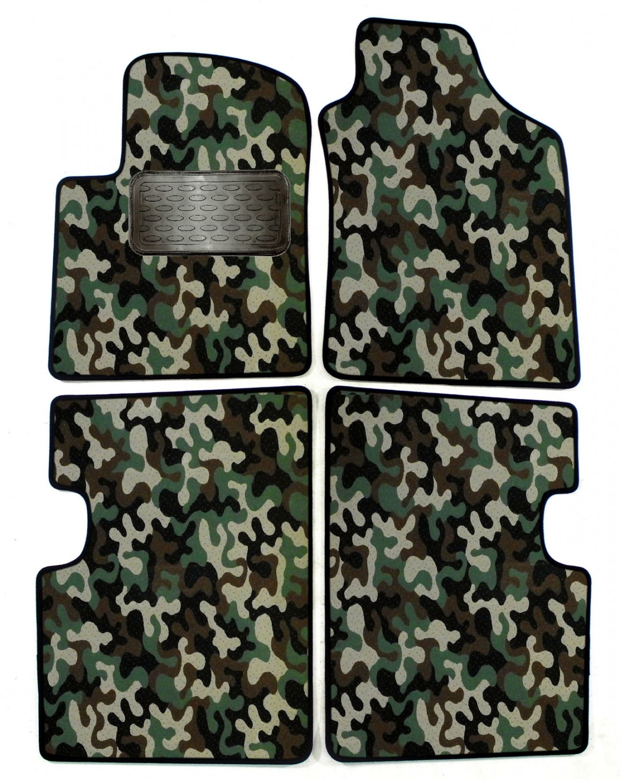 Covorase din velur stil Army, Fiat 500, 2007-2012