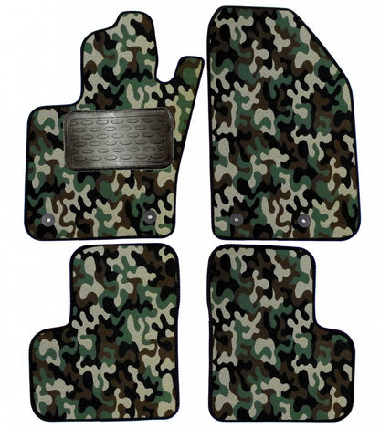 Covorase din velur stil Army, Fiat 500X, 2014-