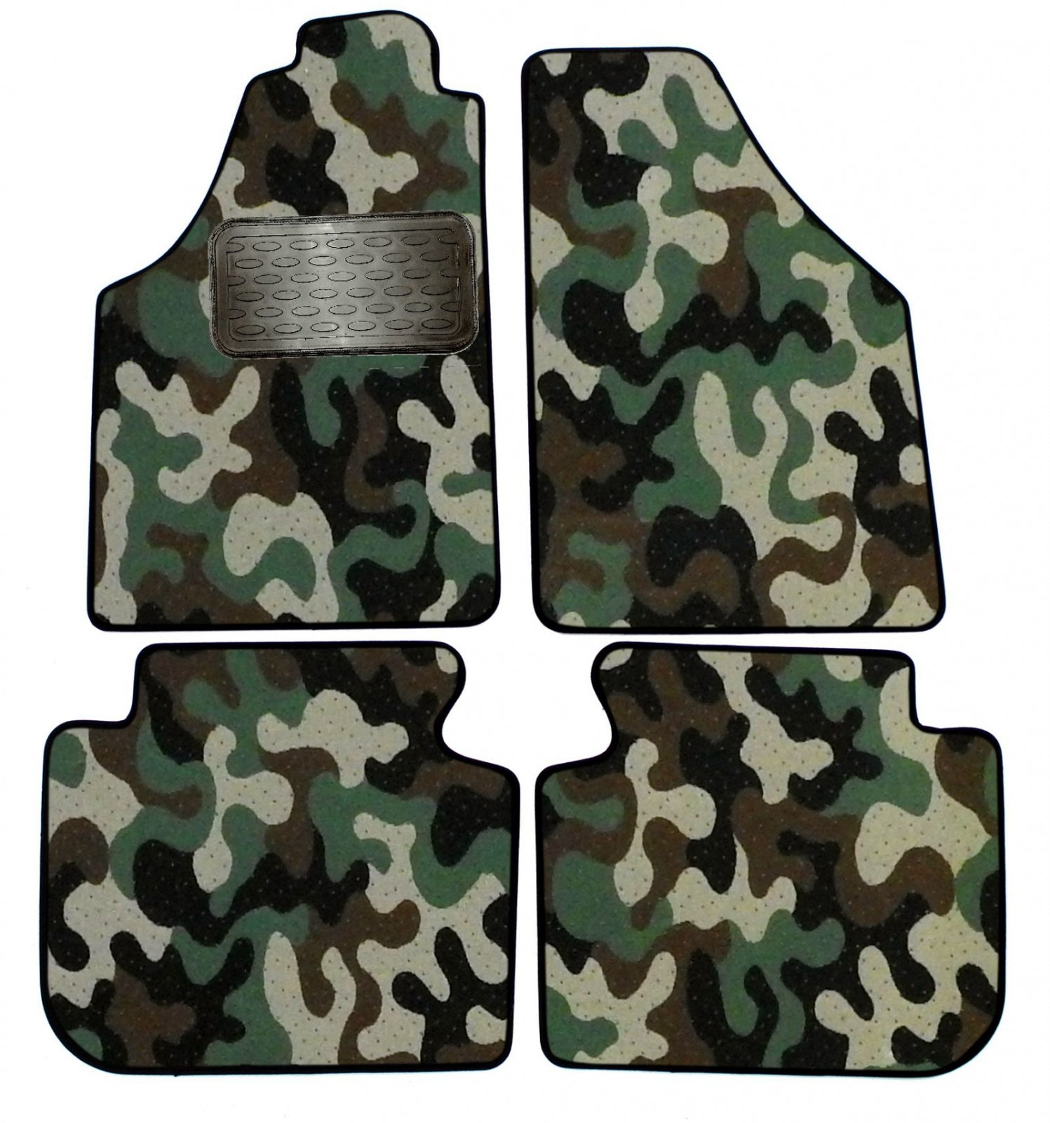 Covorase din velur stil Army, Fiat Idea, 2005-2012