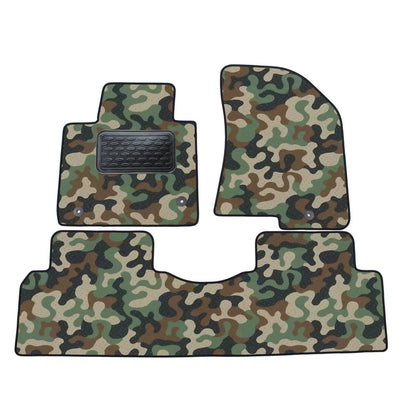 Covorase din velur stil Army, Kia Carens, 2015-2019