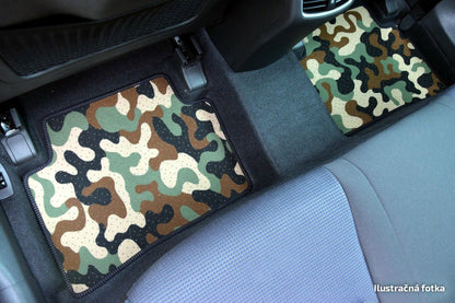 Covorase din velur stil Army, Mitsubishi Pajero, 2006-2015