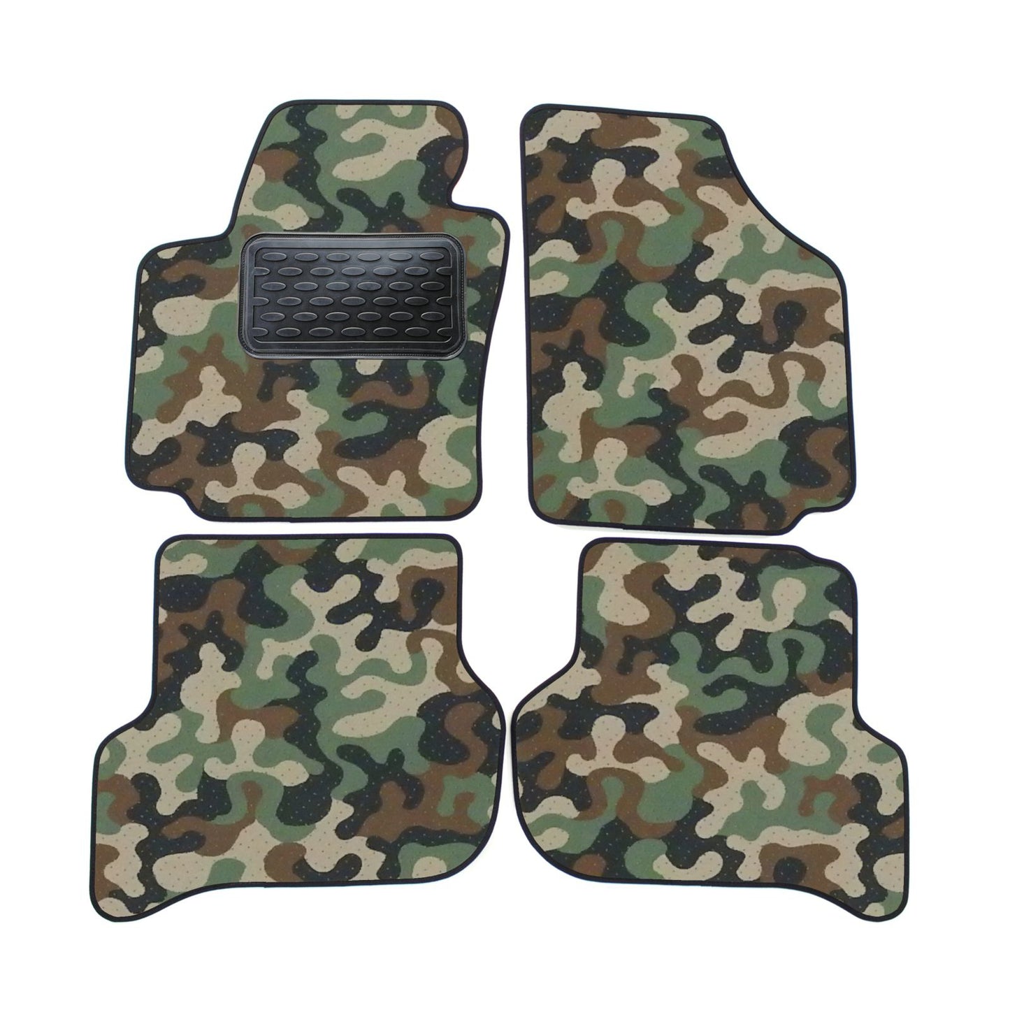 Covorase din velur stil Army, Seat Altea, 2004-2015
