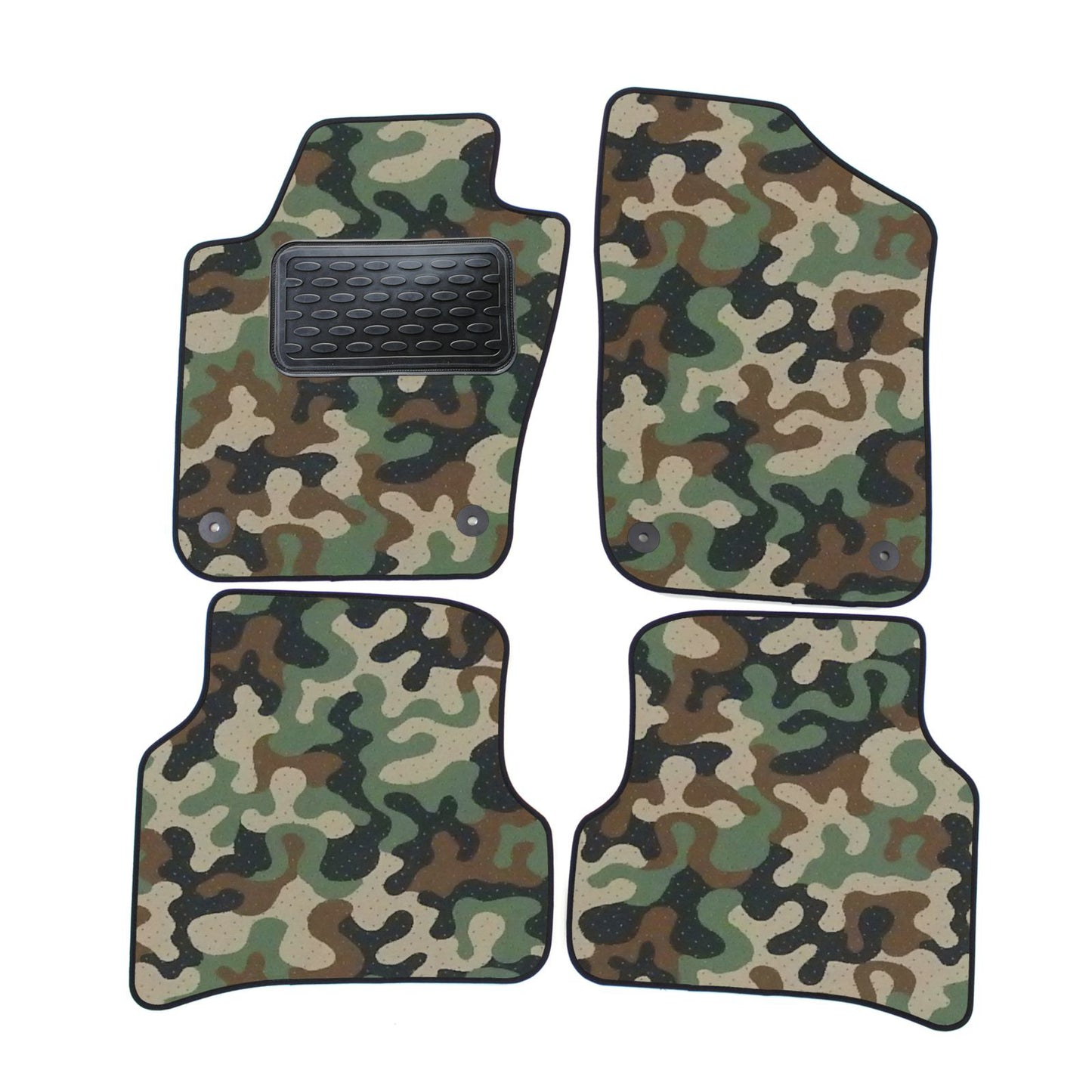 Covorase din velur stil Army, Volkswagen Polo, 2009-2017