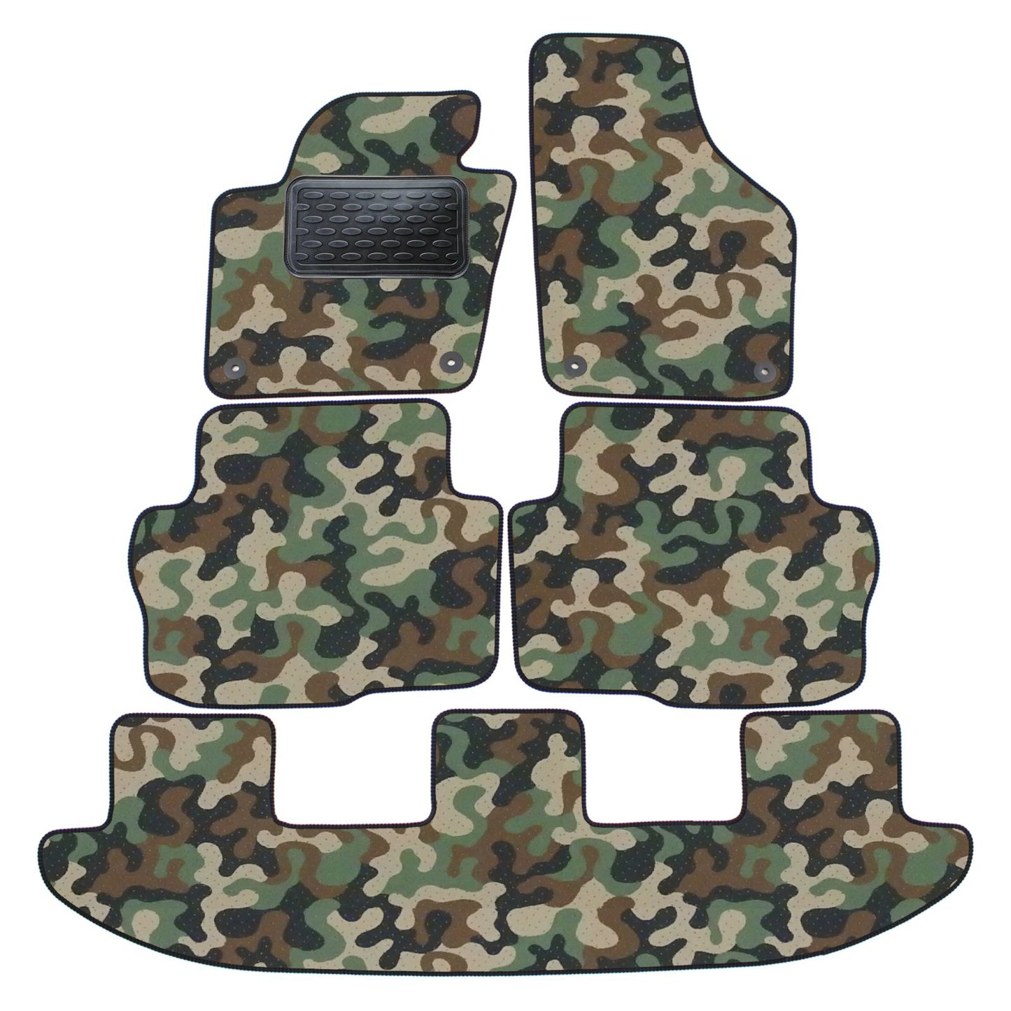 Covorase din velur stil Army, Volkswagen Sharan, 2010-