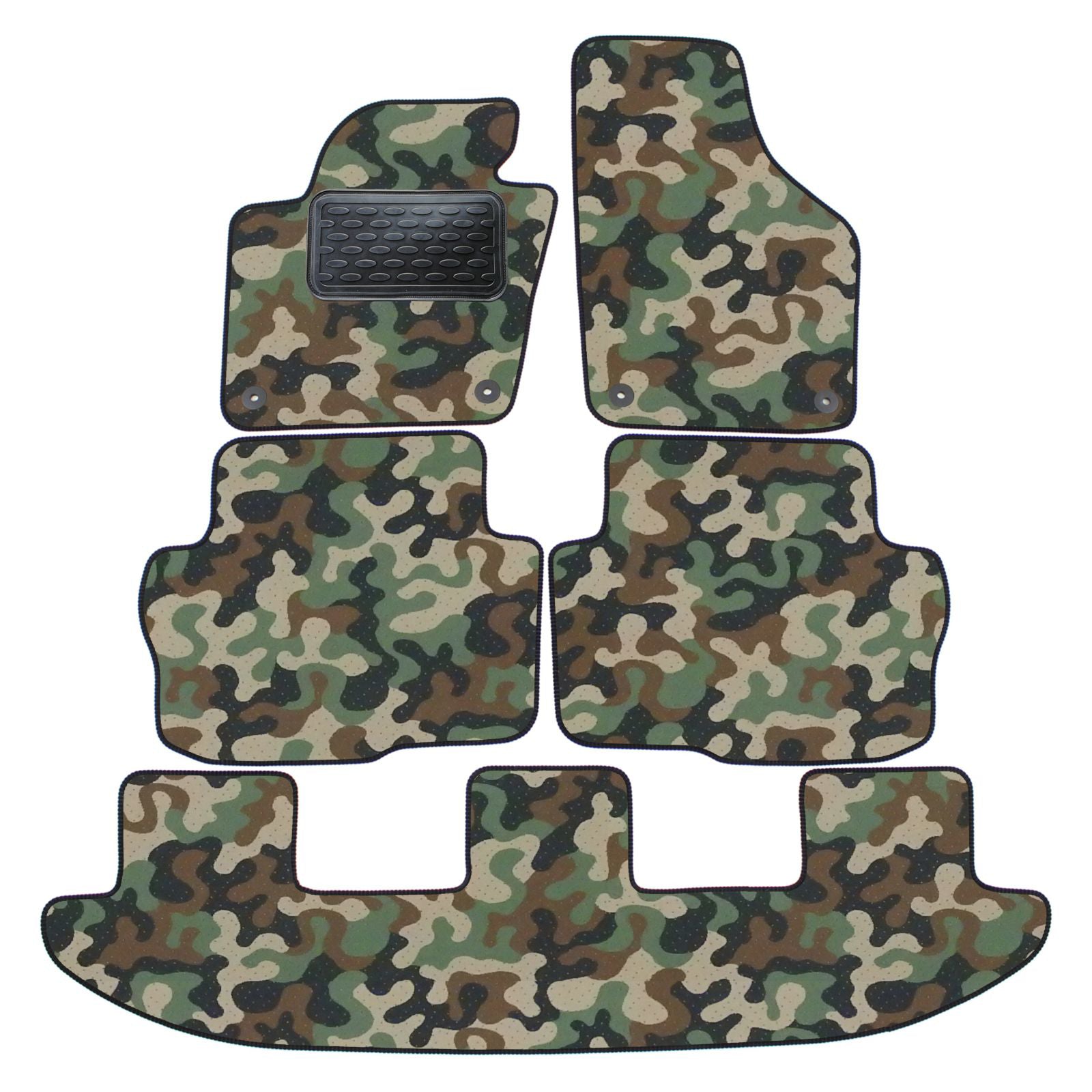 Covorase din velur stil Army, Volkswagen Sharan, 2010-