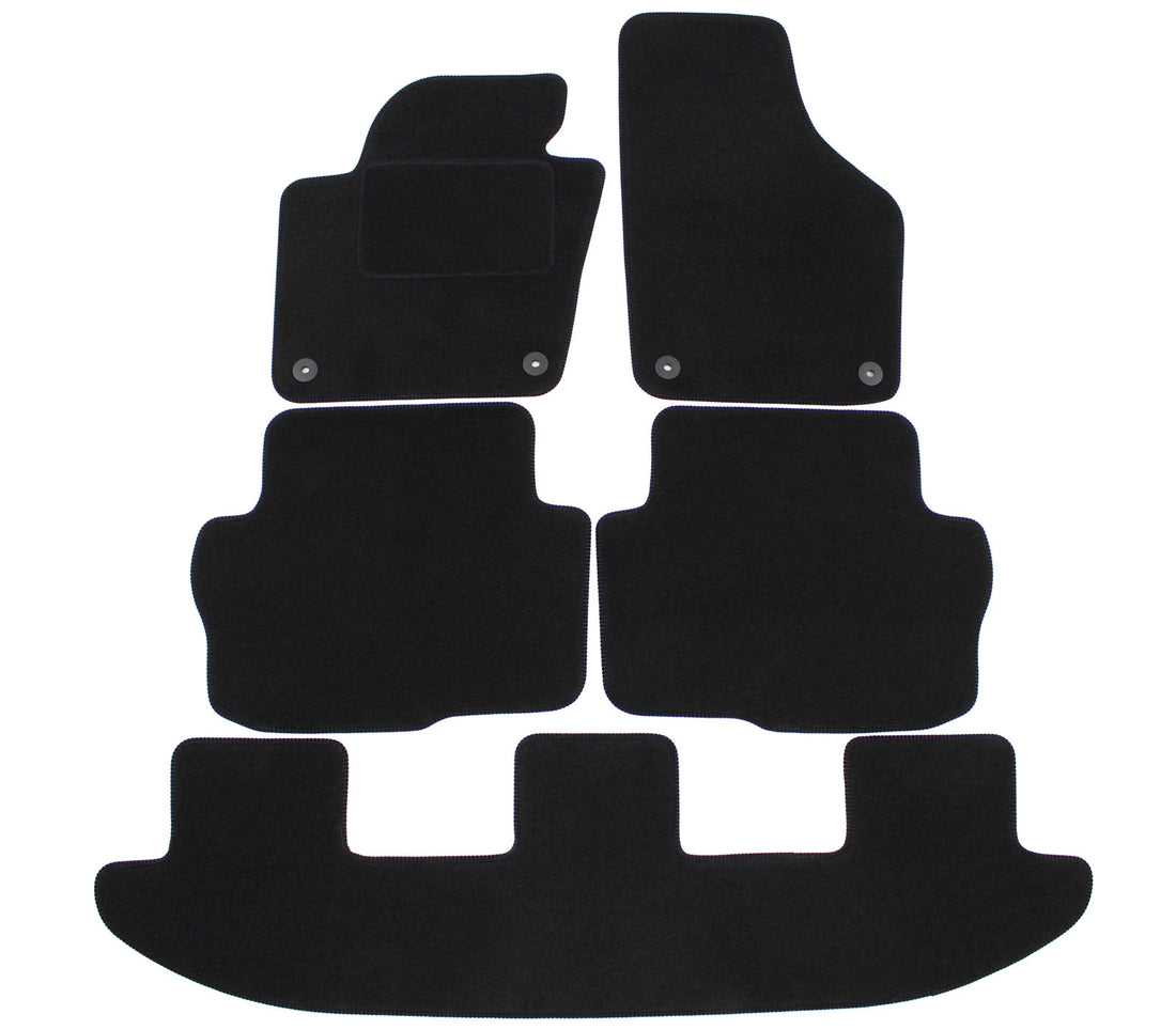 Covorase din velur, Volkswagen Sharan, 2010-2020