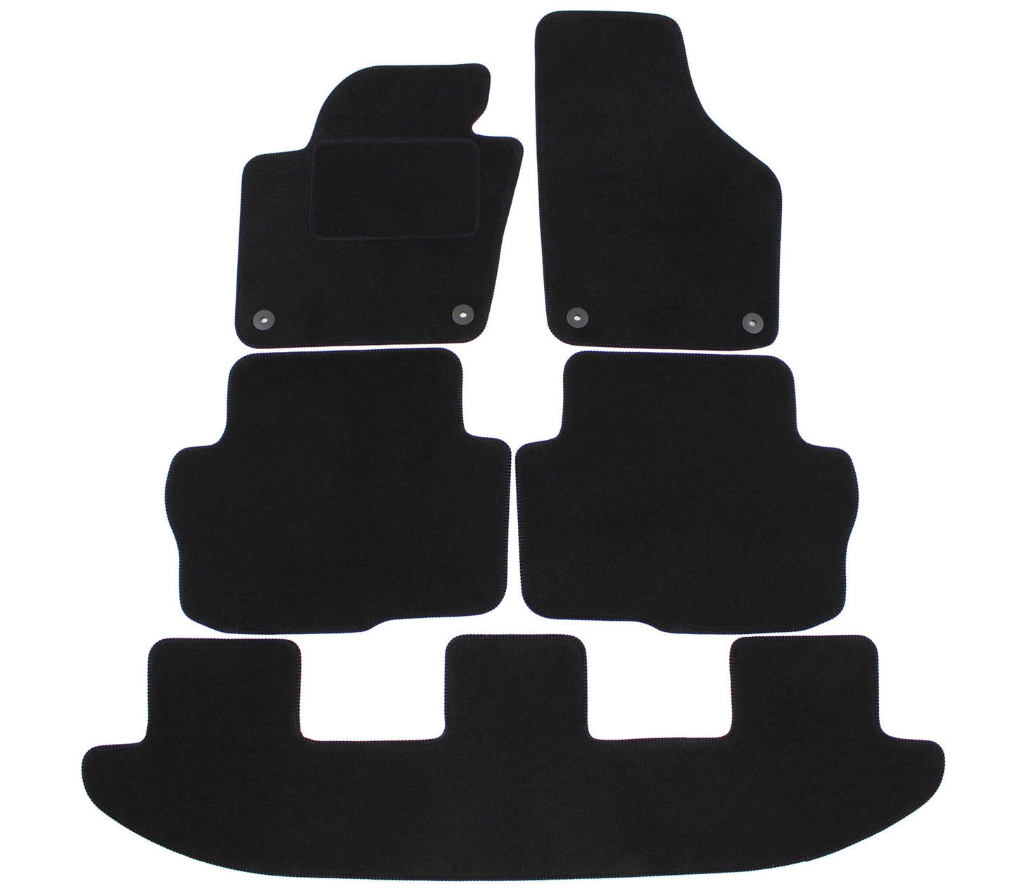 Covorase din velur, Volkswagen Sharan, 2010-2020