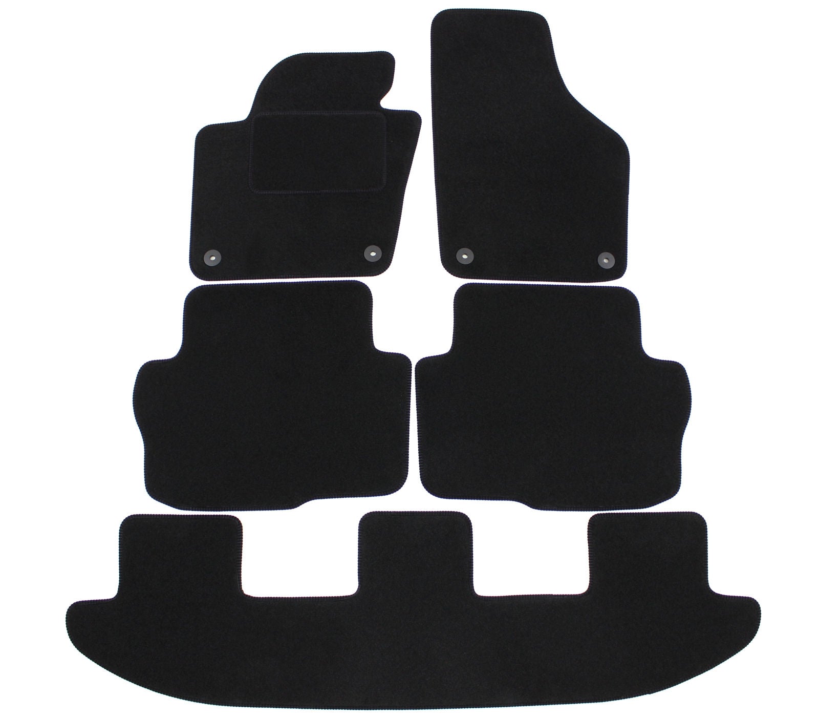 Covorase din velur, Volkswagen Sharan, 2010-2020