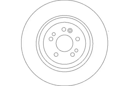 Disc frana, Mercedes-Benz, 369x369x88 mm, TRW DF4222S