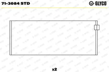 Cuzineti biela Glyco pentru Audi - 71-3084STD