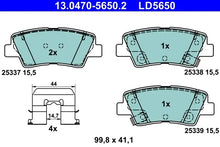Set placute frana disc, Hyundai, Kg Mobility, Kia, Ssangyong, TRW 13047056502