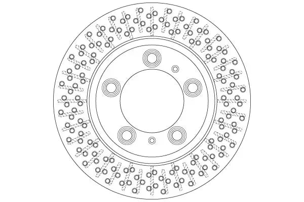Disc frana, Porsche Boxster, Cayman, 718 Boxster, 718 Cayman, Boxster Spyder, Ø299 mm, TRW DF6298S