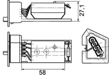 Rezistor, ventilator habitaclu BEH MAH pentru BMW - ABR11000P