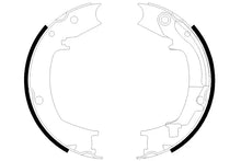 Set saboti frana, frana de mana Textar pentru Hyundai, Kia - 91066400