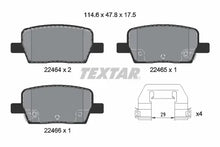 Set placute frana disc, Chevrolet, Cadillac CT6, Camaro, Camaro Cabriolet, 131x86x84 mm, Textar 2246401
