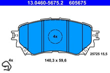Set placute frana, frana disc TRW pentru Mazda - 13.0460-5675.2