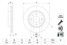 Disc frana Bosch pentru Lada - 0986479E34