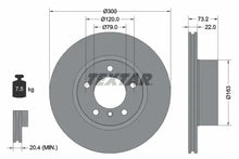Disc frana Textar pentru BMW - 92238505