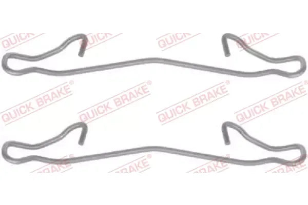 Set accesorii placute frana, Dacia, Fiat, Ford, Kia, Lada, Lancia, Mazda, Opel, Renault, Smart, Toyota, Volvo P 100, 143x122x18 mm, Quick Brake QB1...