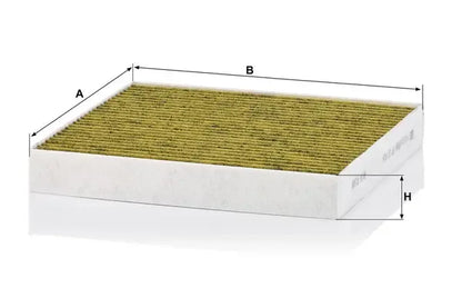 Filtru aer habitaclu -Filter, Genesis, Hyundai, Kia, Mann FP23024