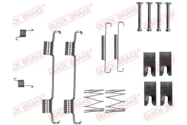Set accesorii saboti frana parcare, Land Rover Discovery, Range Rover, 147x126x24 mm, Quick Brake QB1050023